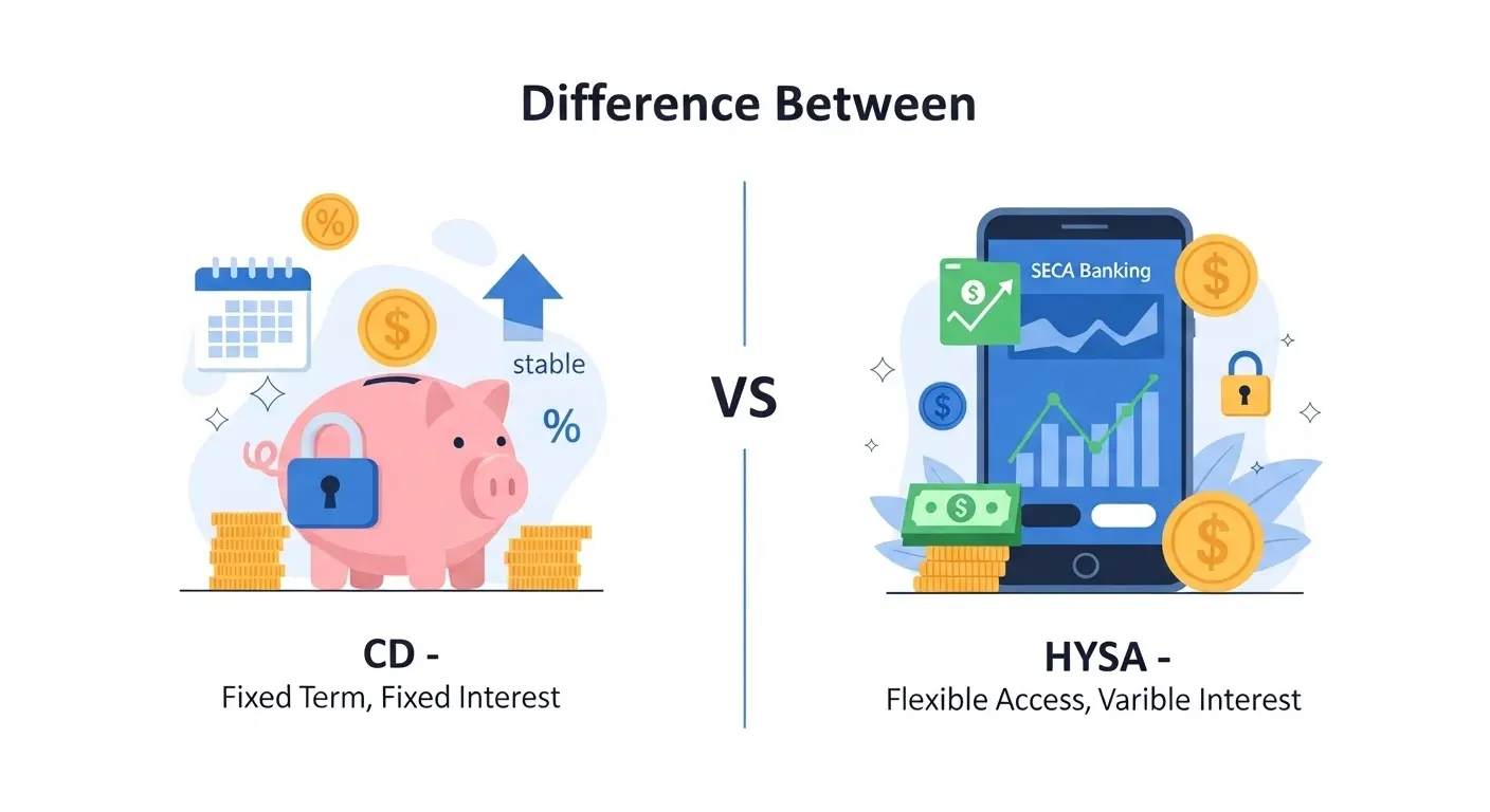 Difference Between CD and HYSA