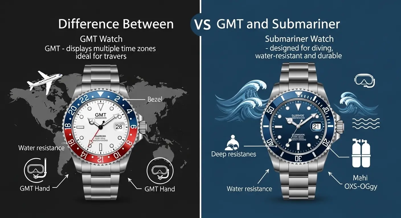 Difference Between GMT and Submariner