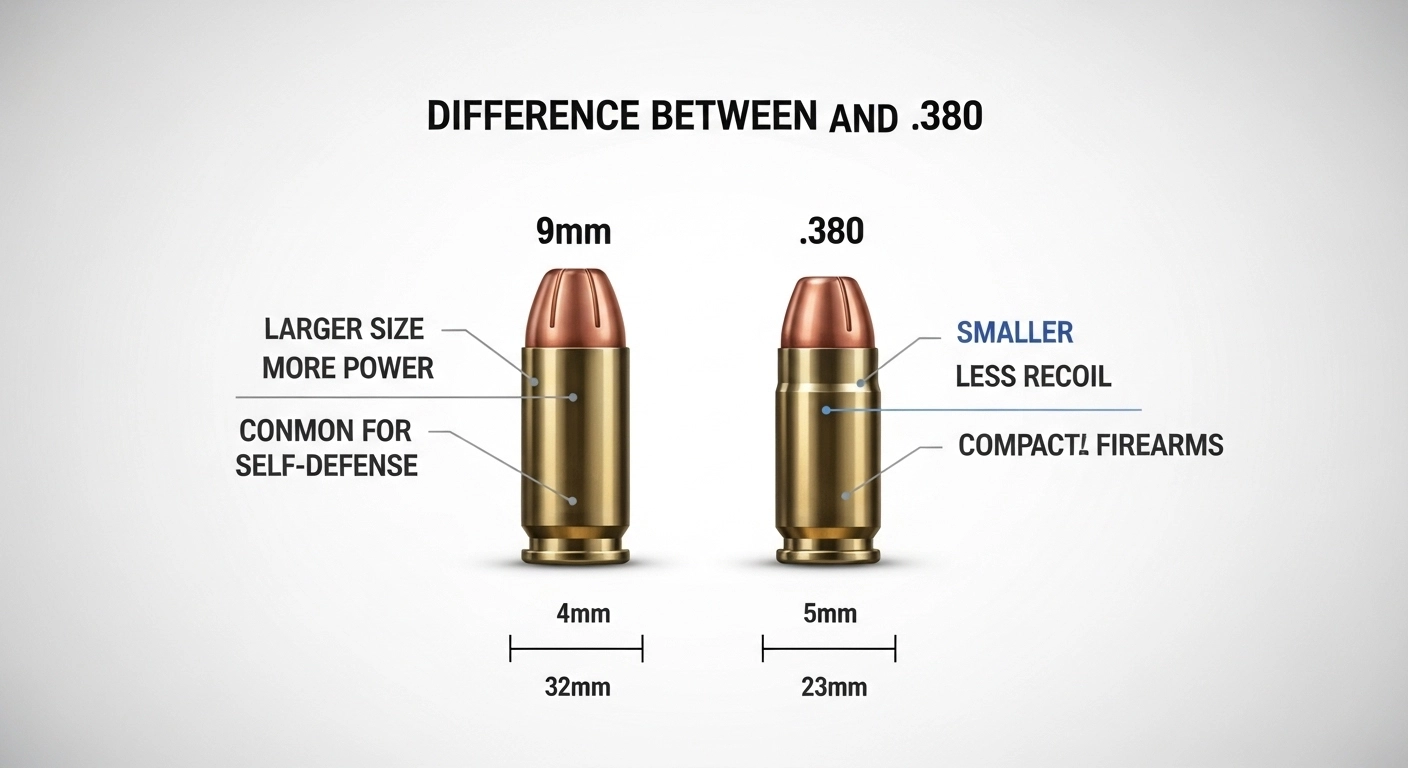 Difference Between 9mm and 380