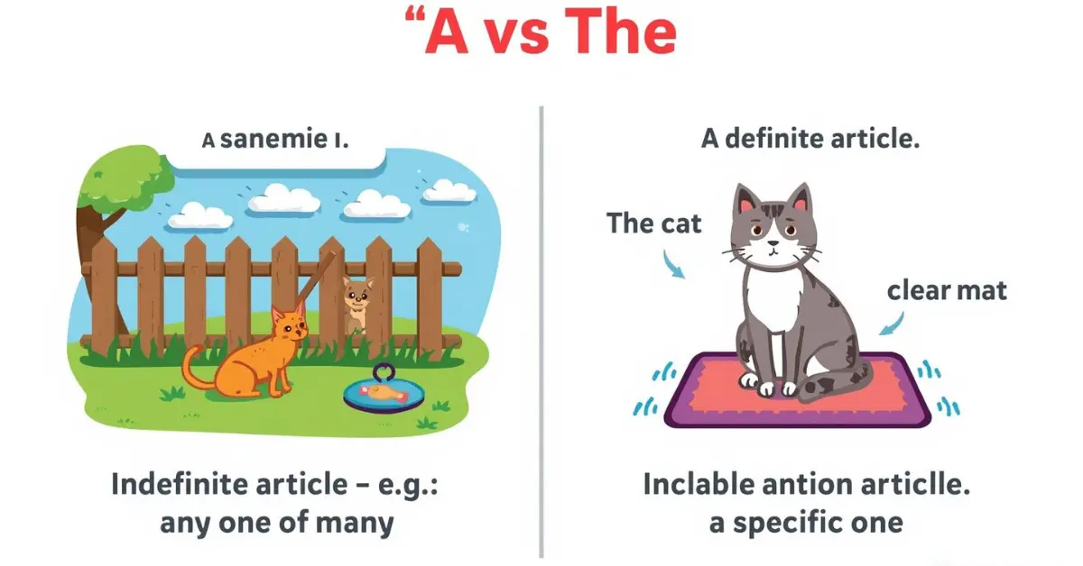 Difference Between A and The