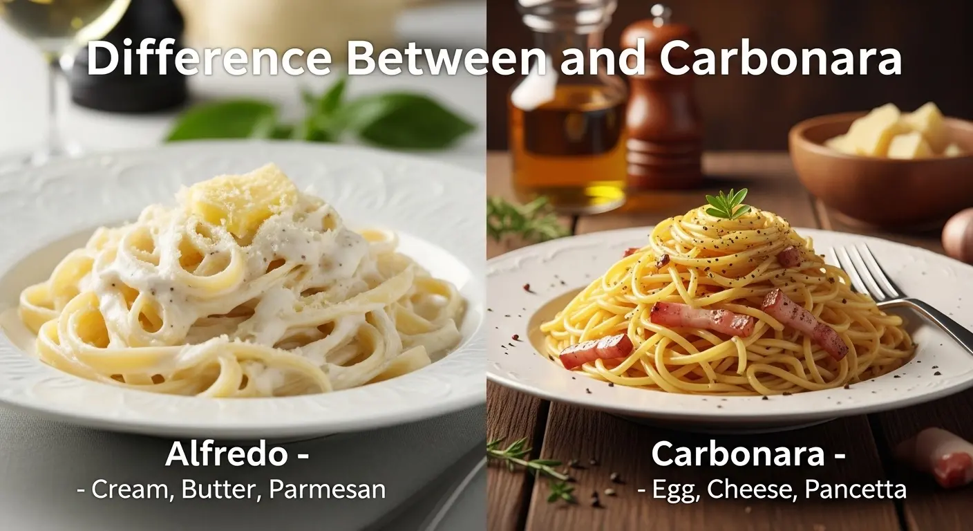 Difference Between Alfredo and Carbonara