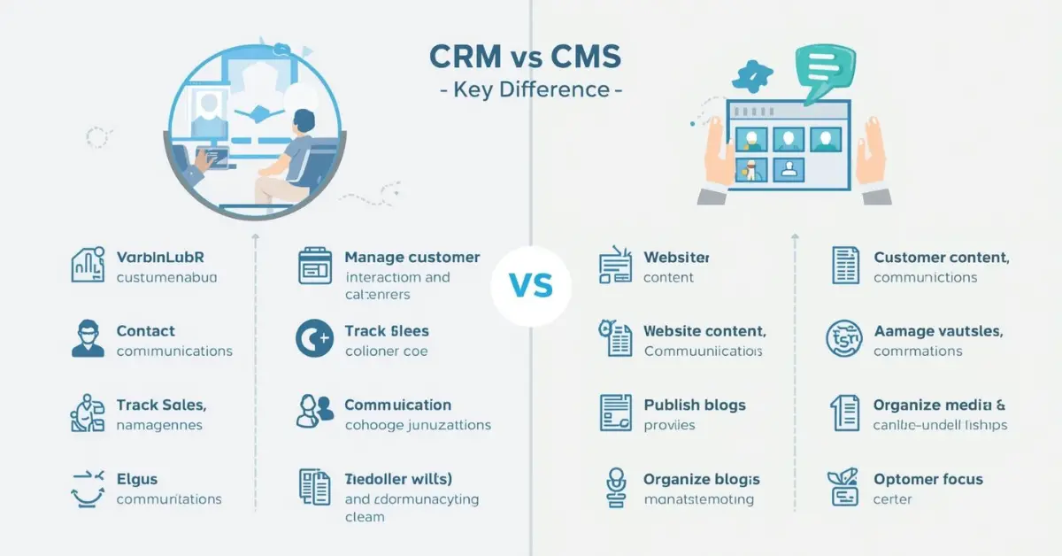Difference Between CRM and CMS