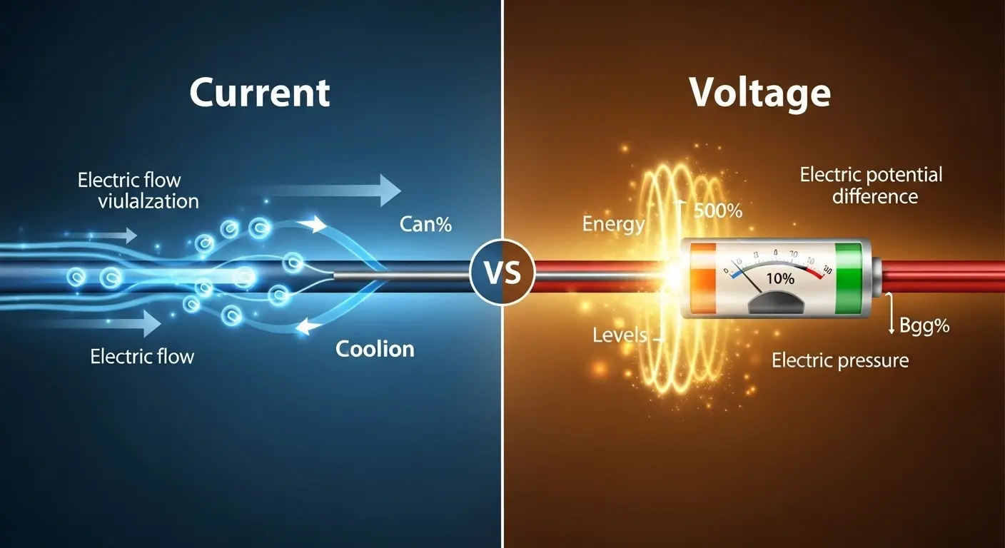 Difference Between Current and Voltage