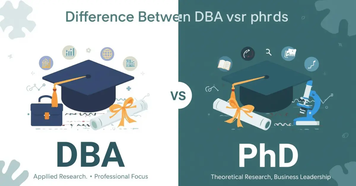 Difference Between DBA and PhD