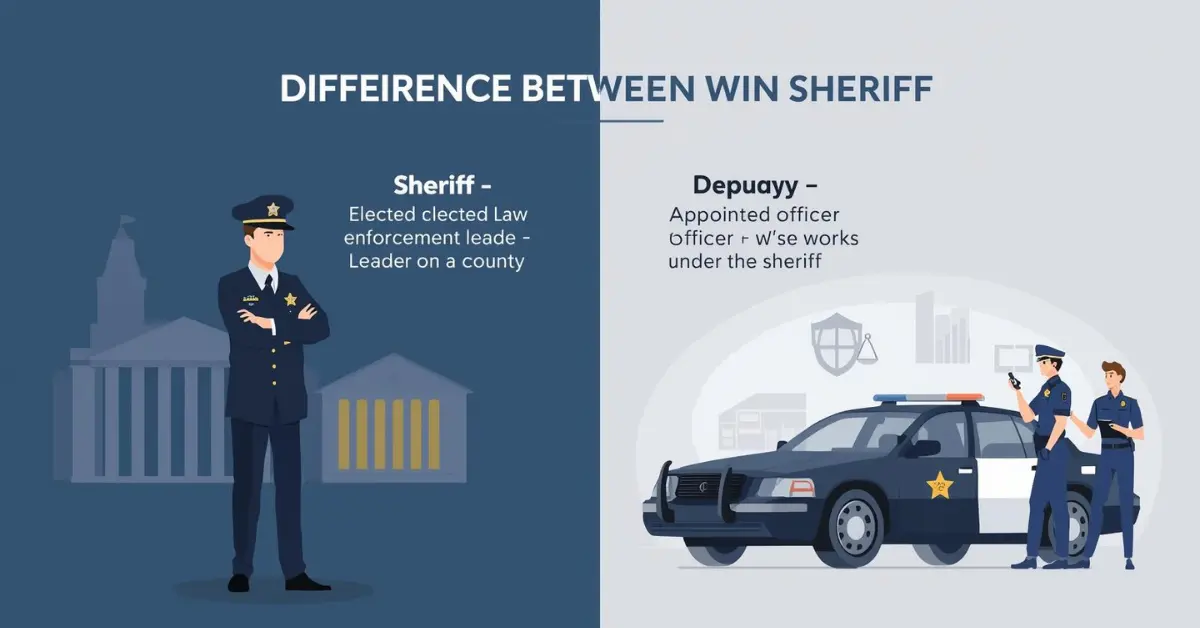 Difference Between Deputy and Sheriff