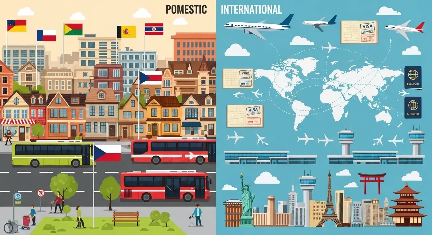 Difference Between Domestic and International