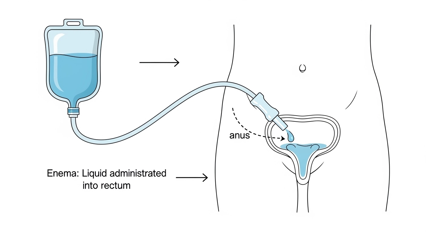 Difference Between Enema and Suppository