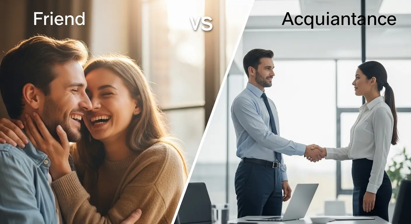 Difference Between Friend and Acquaintance