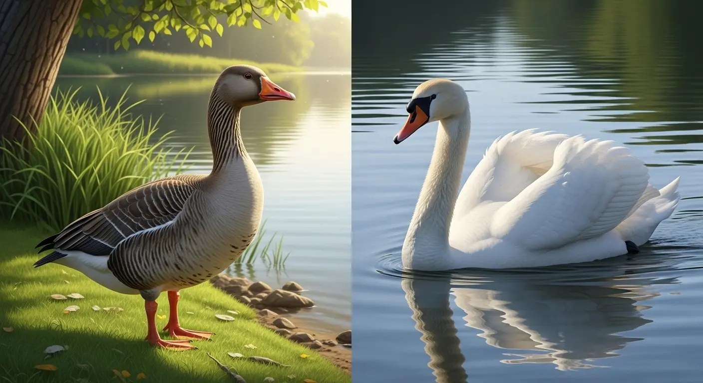 Difference Between Goose and Swan