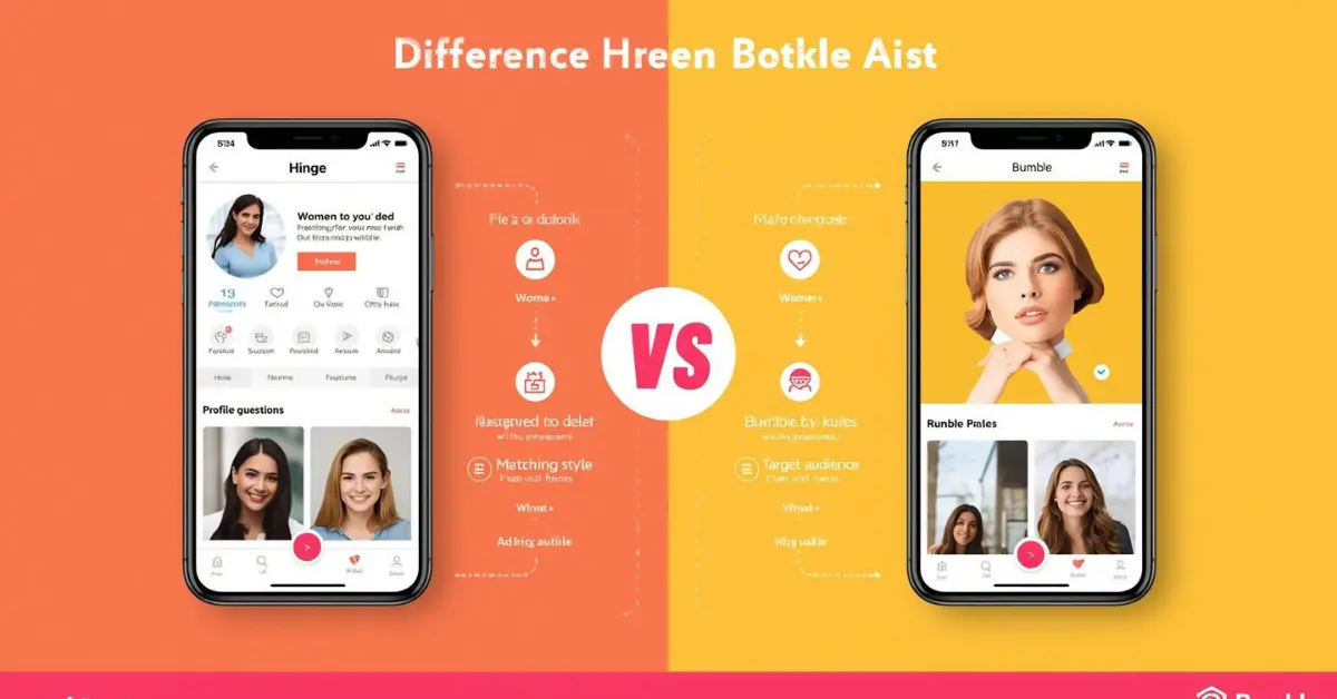 Difference Between Hinge and Bumble