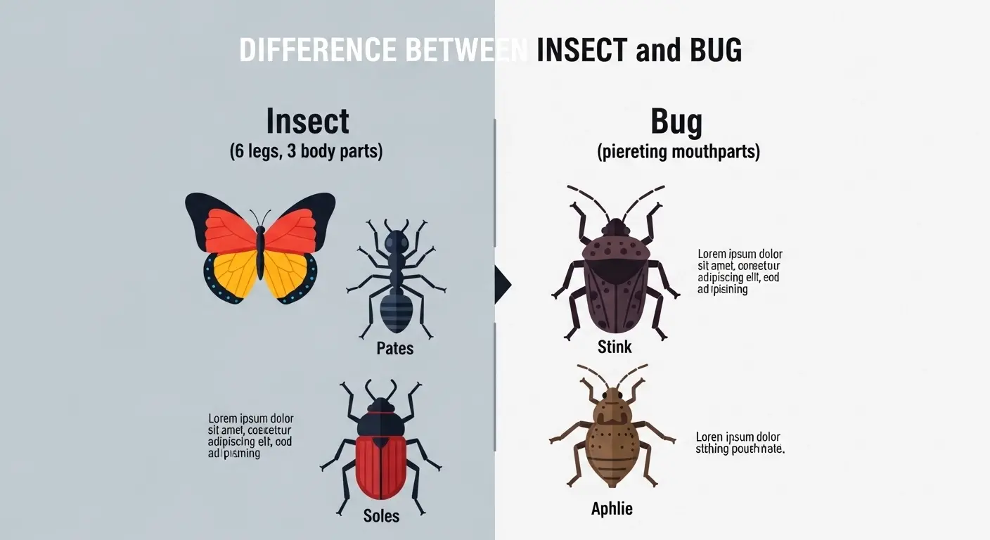 Difference Between Insect and Bug