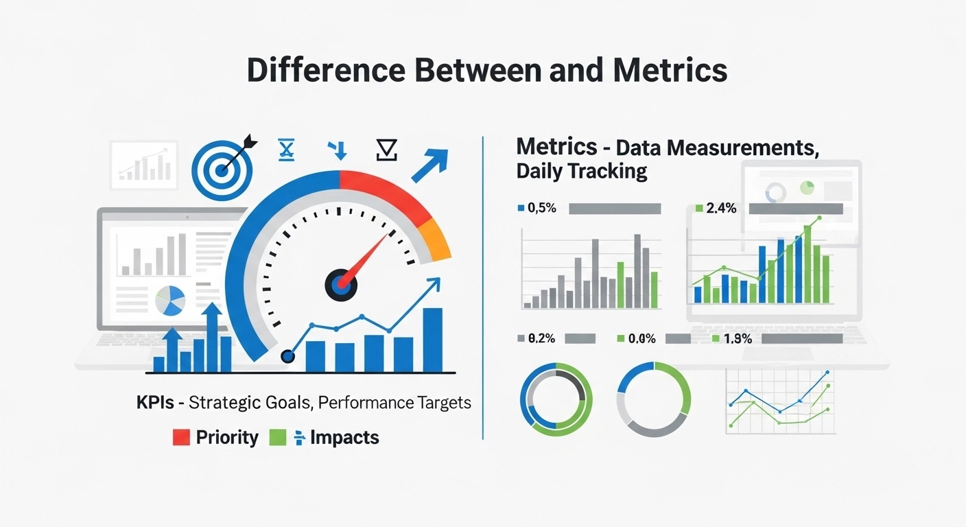 Difference Between KPIs and Metrics