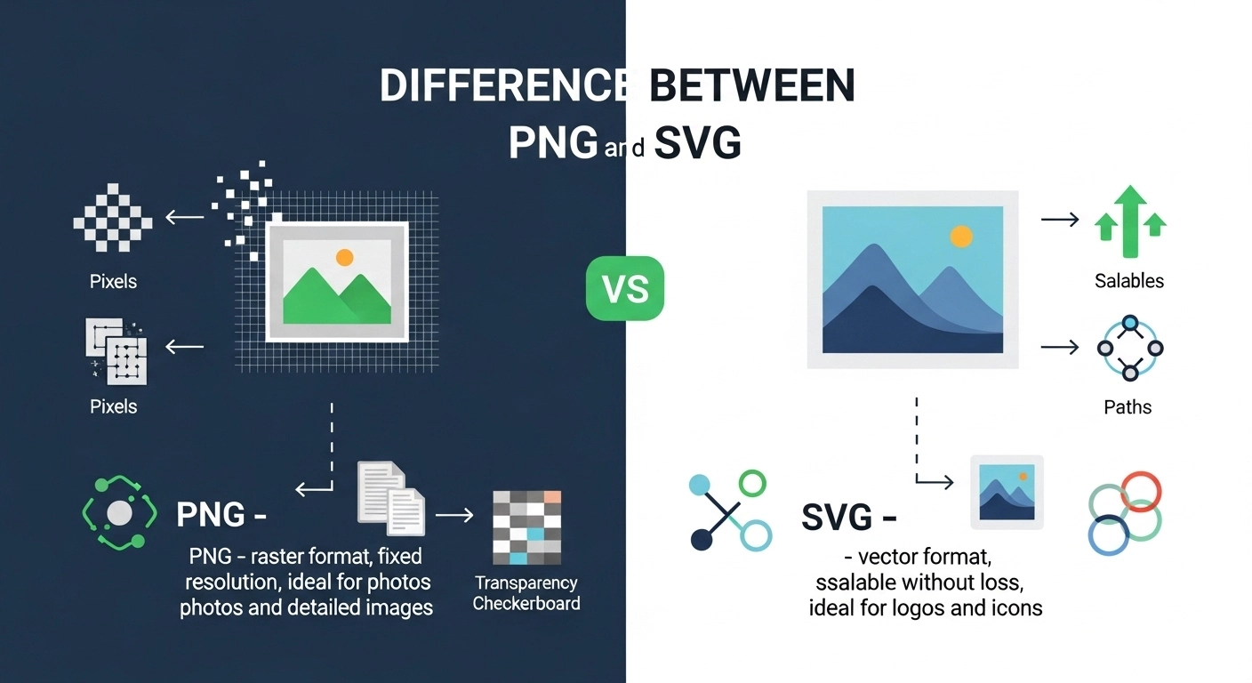 Difference Between PNG and SVG