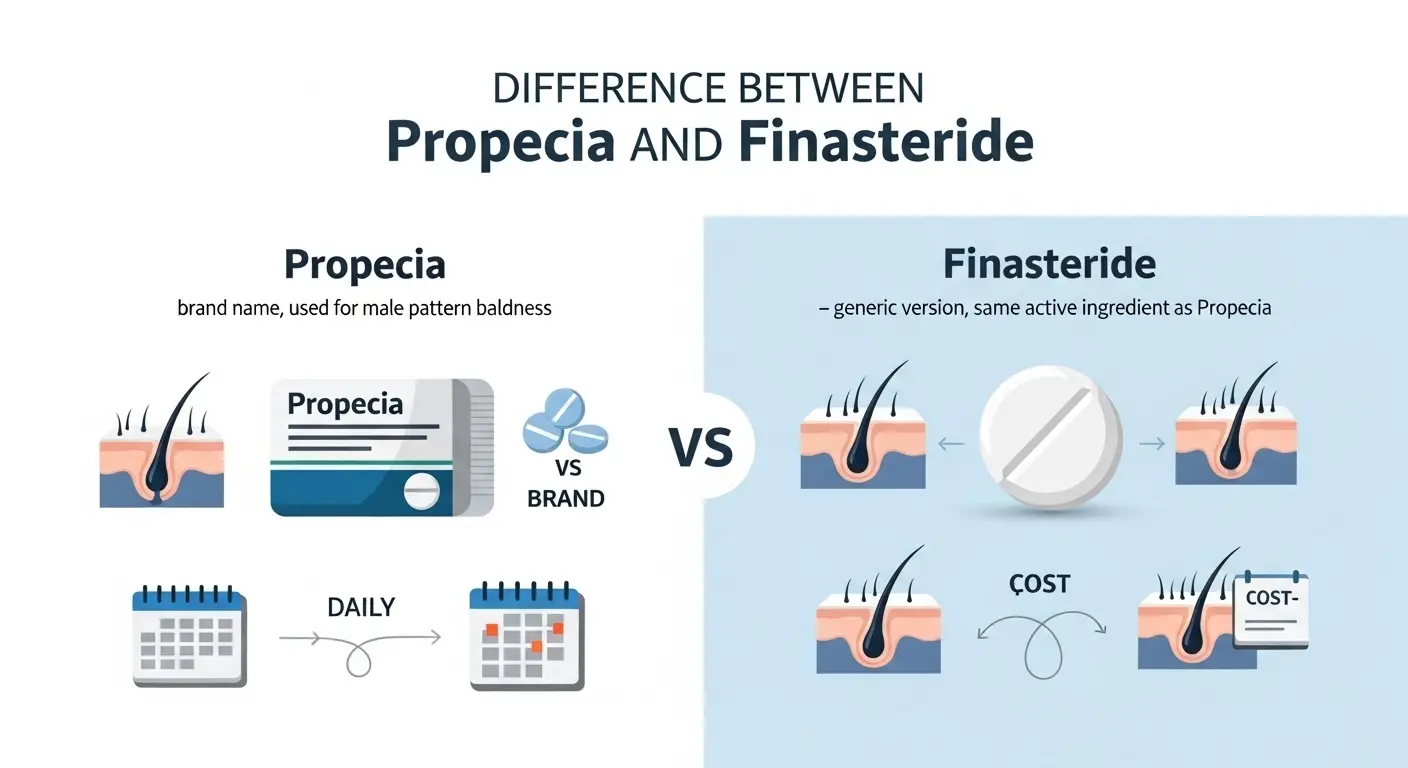 Difference Between Propecia and Finasteride