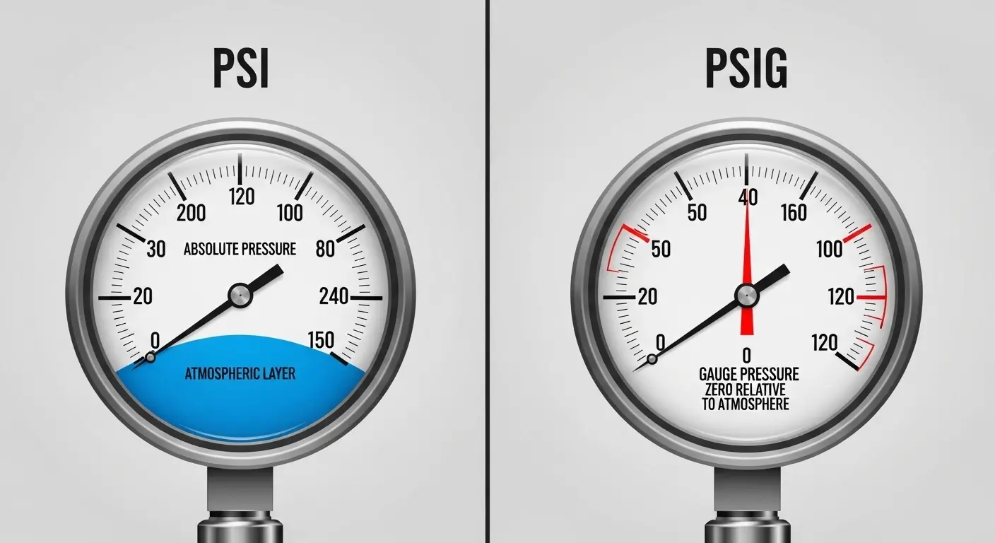 Difference Between PSI and PSIG