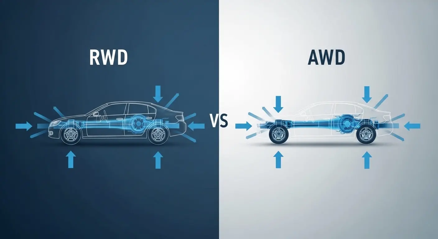 Difference Between RWD and AWD