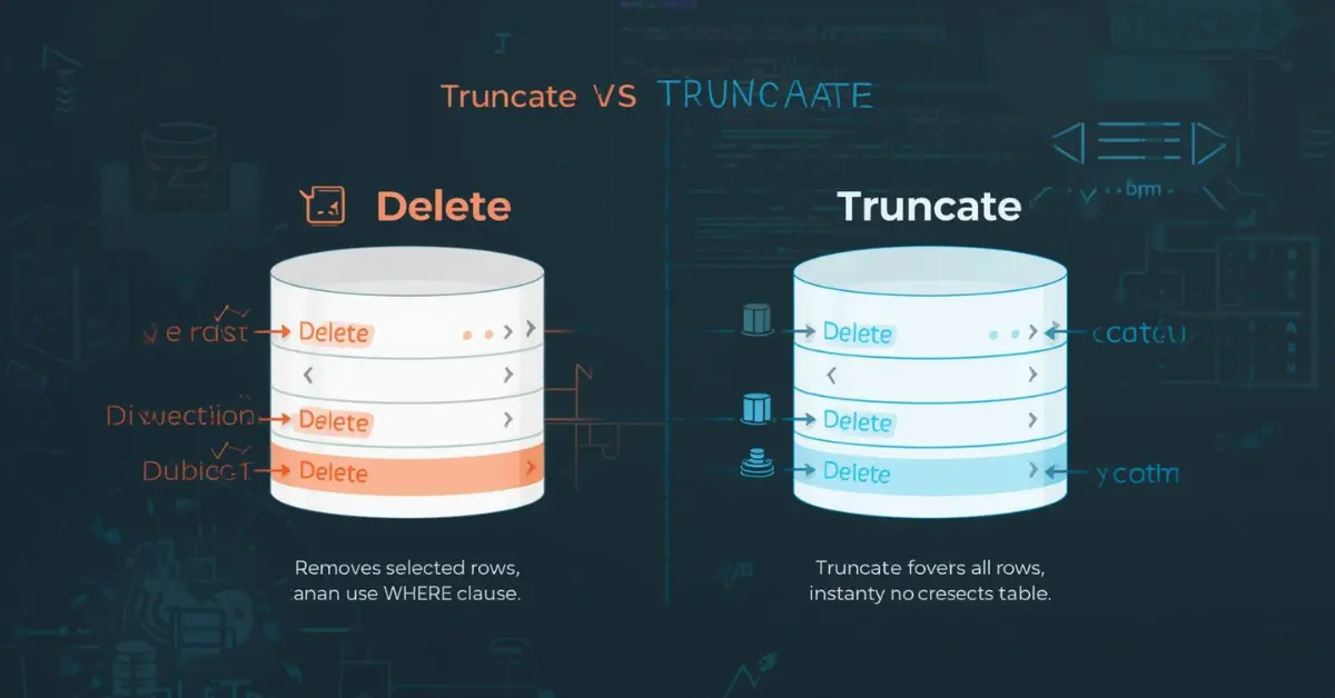 Difference Between Truncate and Delete