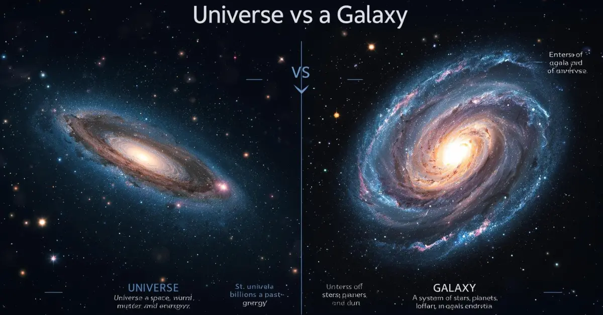 Difference Between Universe and Galaxy