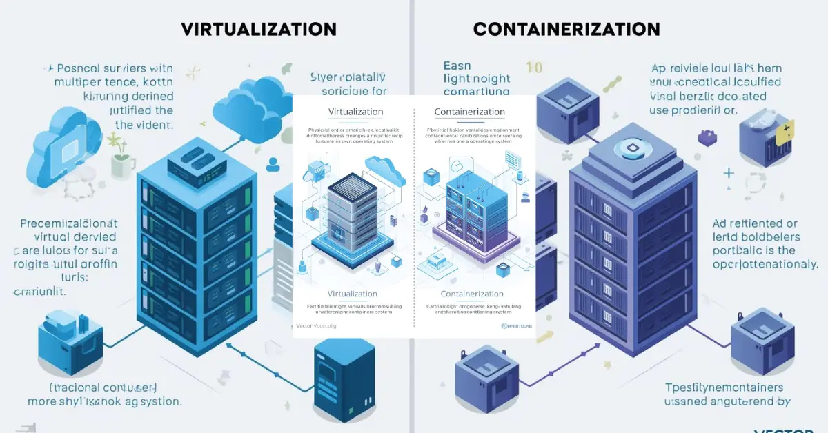 Difference Between Virtualization and Containerization