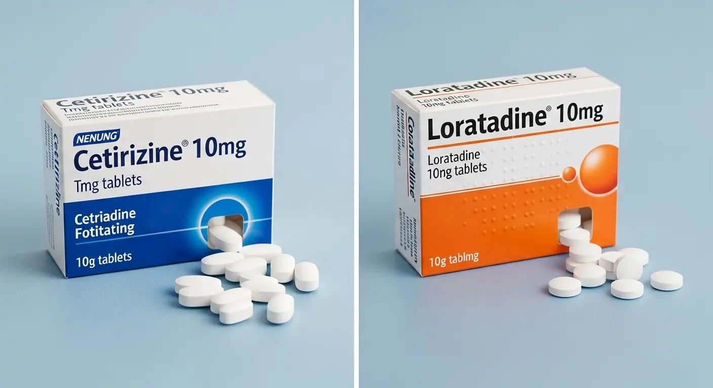 Difference Between Cetirizine and Loratadine