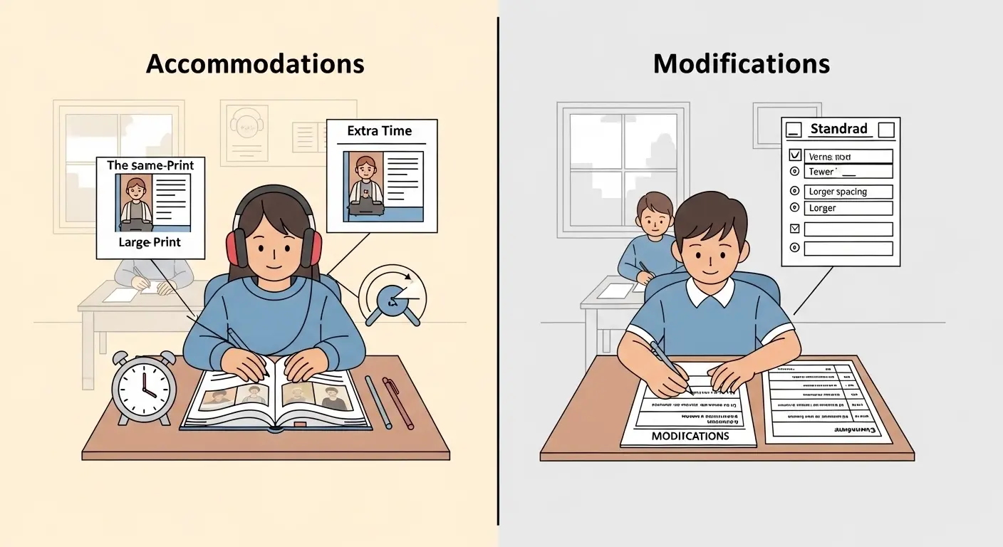 Difference Between Accommodations and Modifications