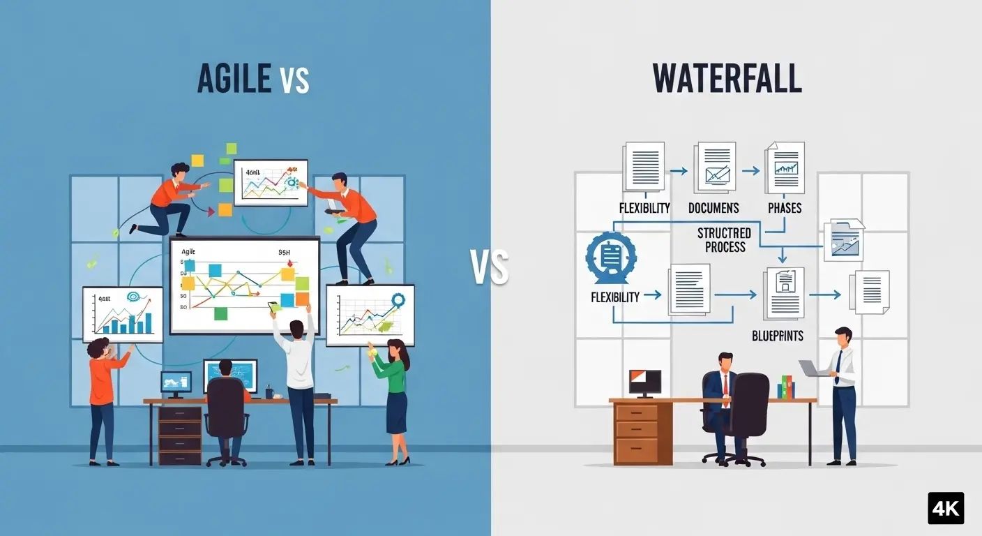 Difference Between Agile and Waterfall