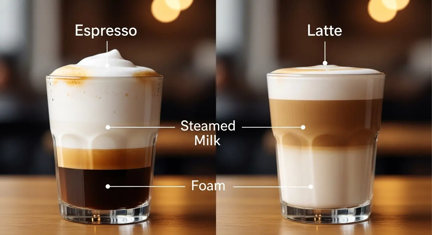 Difference Between Cappuccino and Latte
