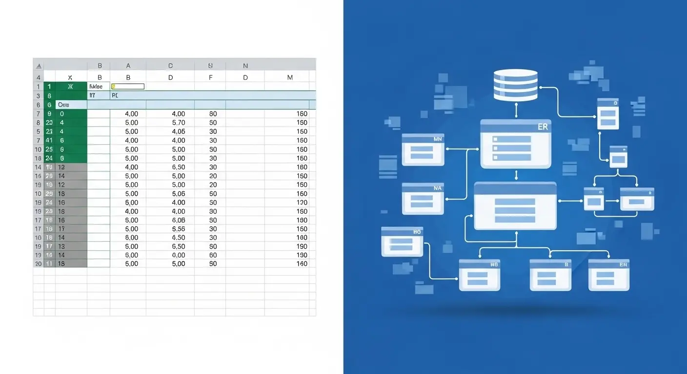 Difference Between Database and Spreadsheet