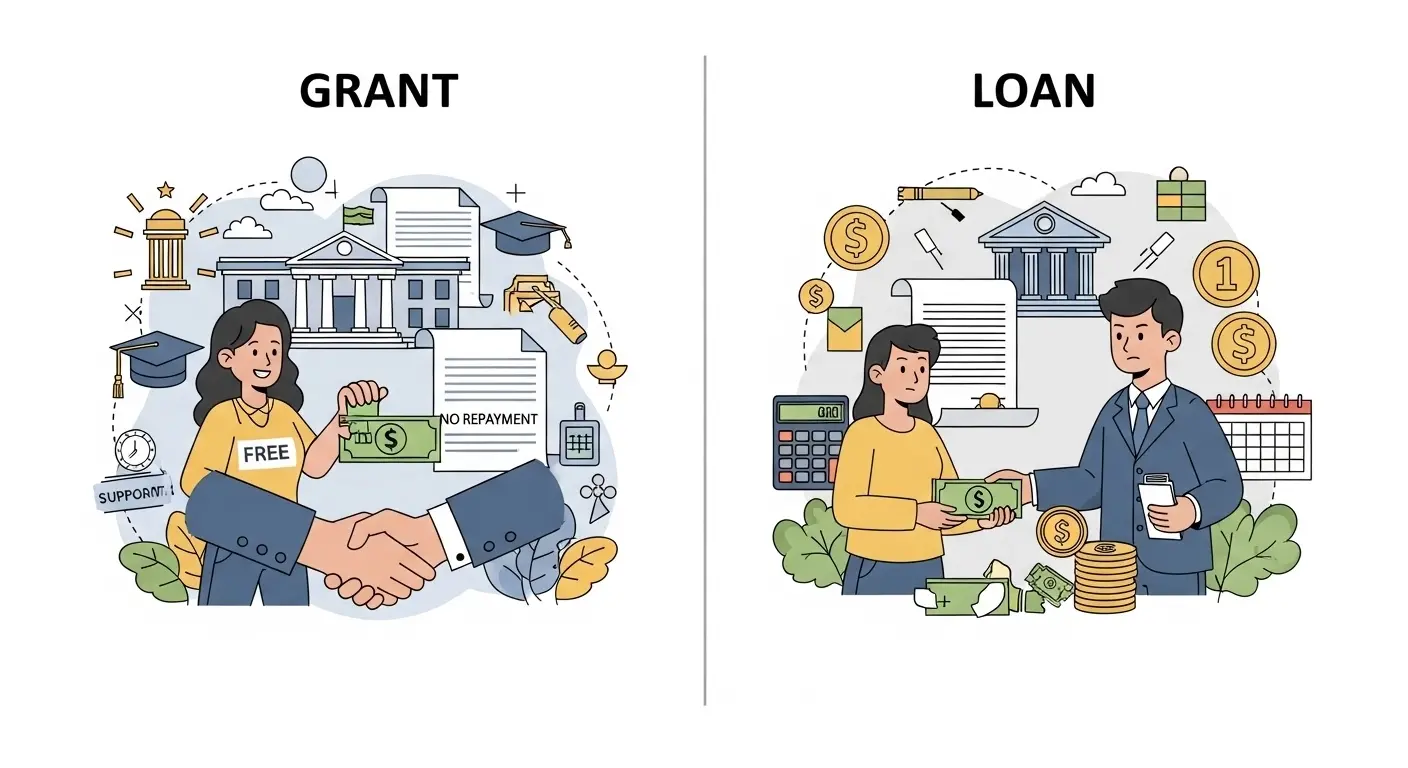 Difference Between Grant and Loan