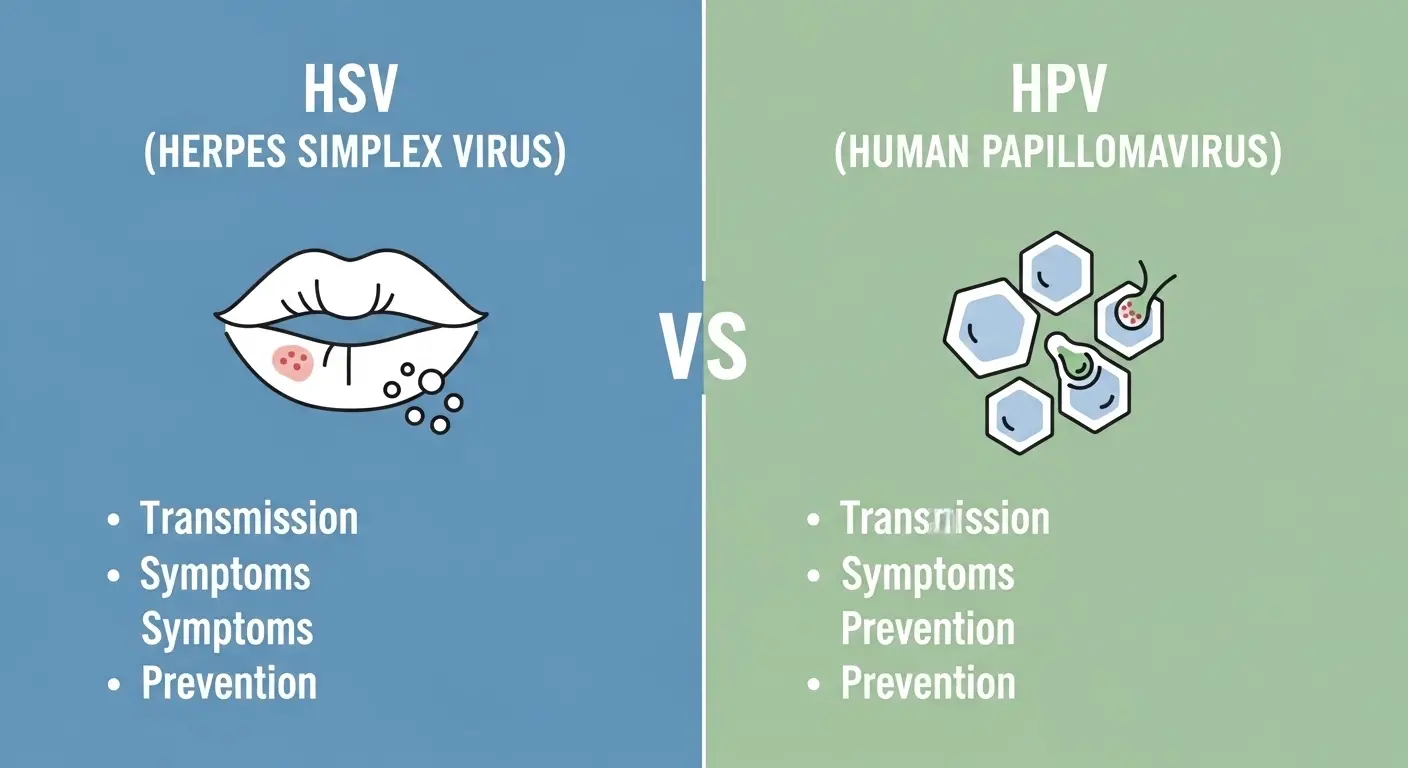 Difference Between HSV and HPV