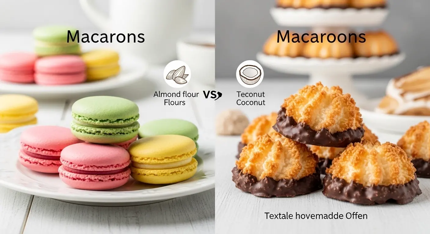 Difference Between Macarons and Macaroons
