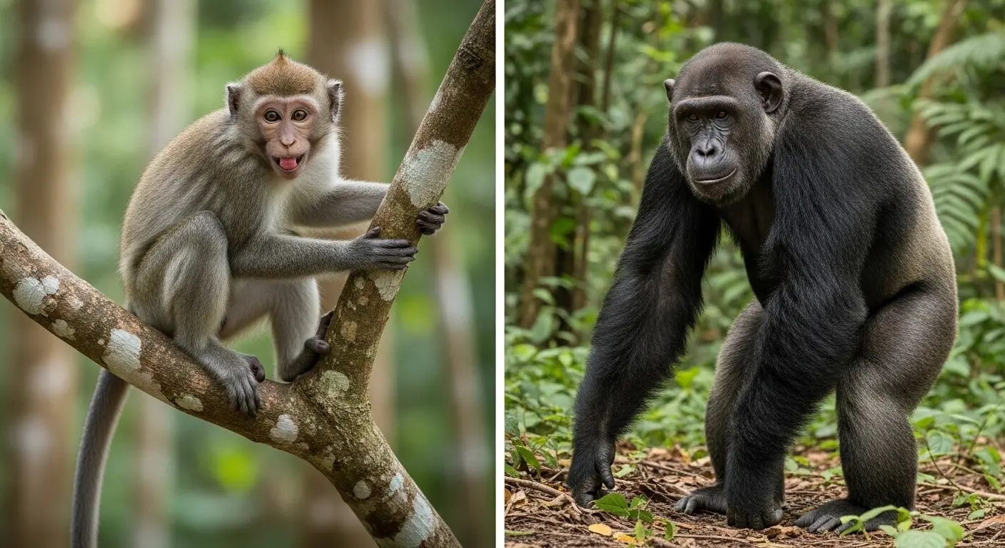 Difference Between Monkey and Ape