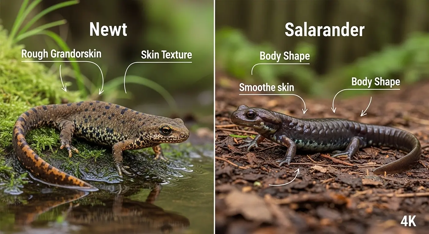 Difference Between Newt and Salamander