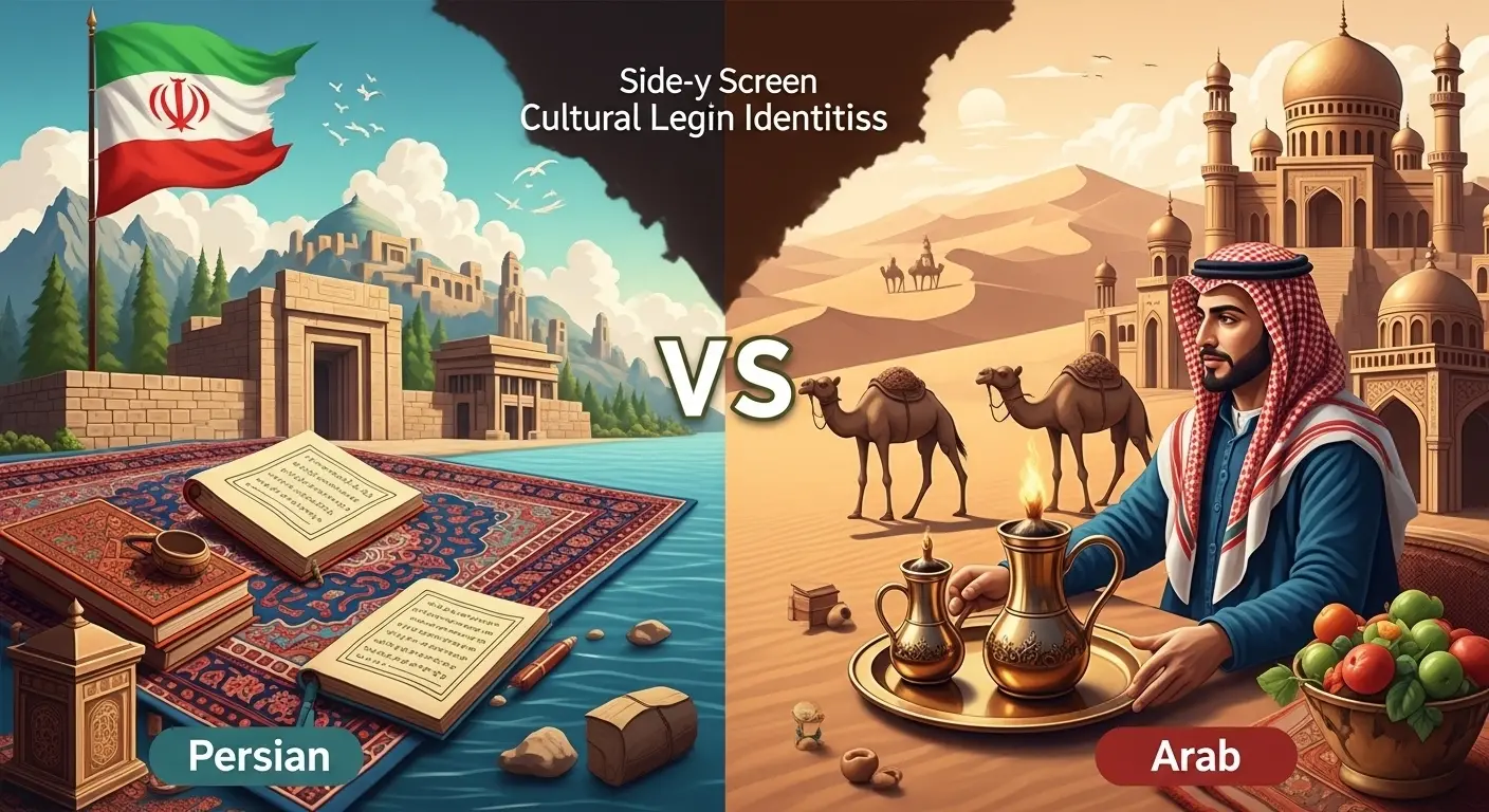 Difference Between Persian and Arab