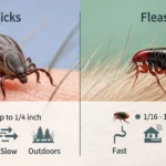 Difference Between Ticks and Fleas