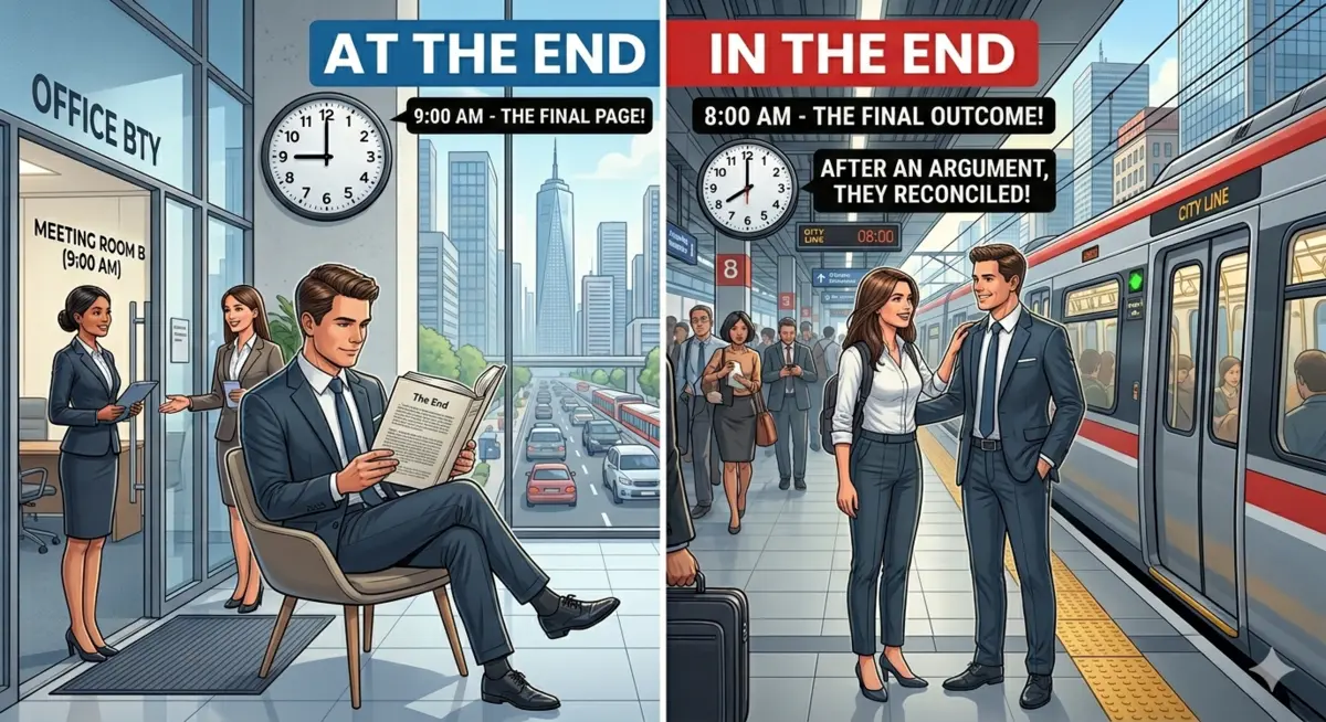 At the End or In the End