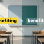 Benefitting or Benefiting