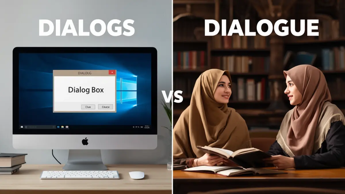Dialog or Dialogue