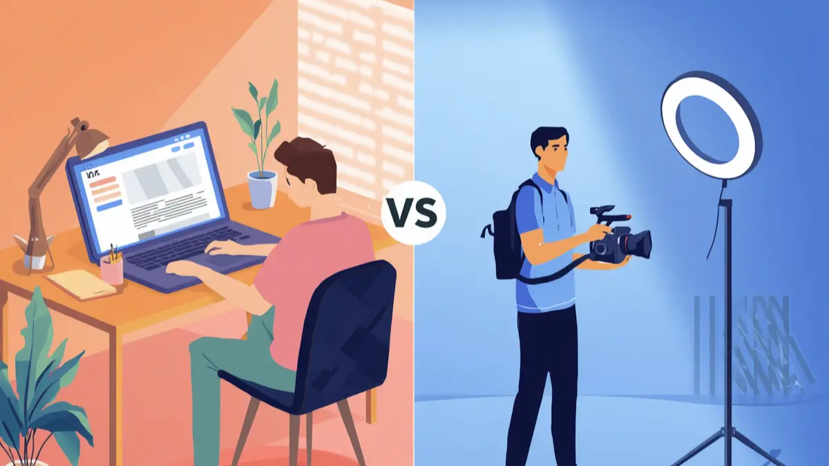 Difference Between Blog and Vlog