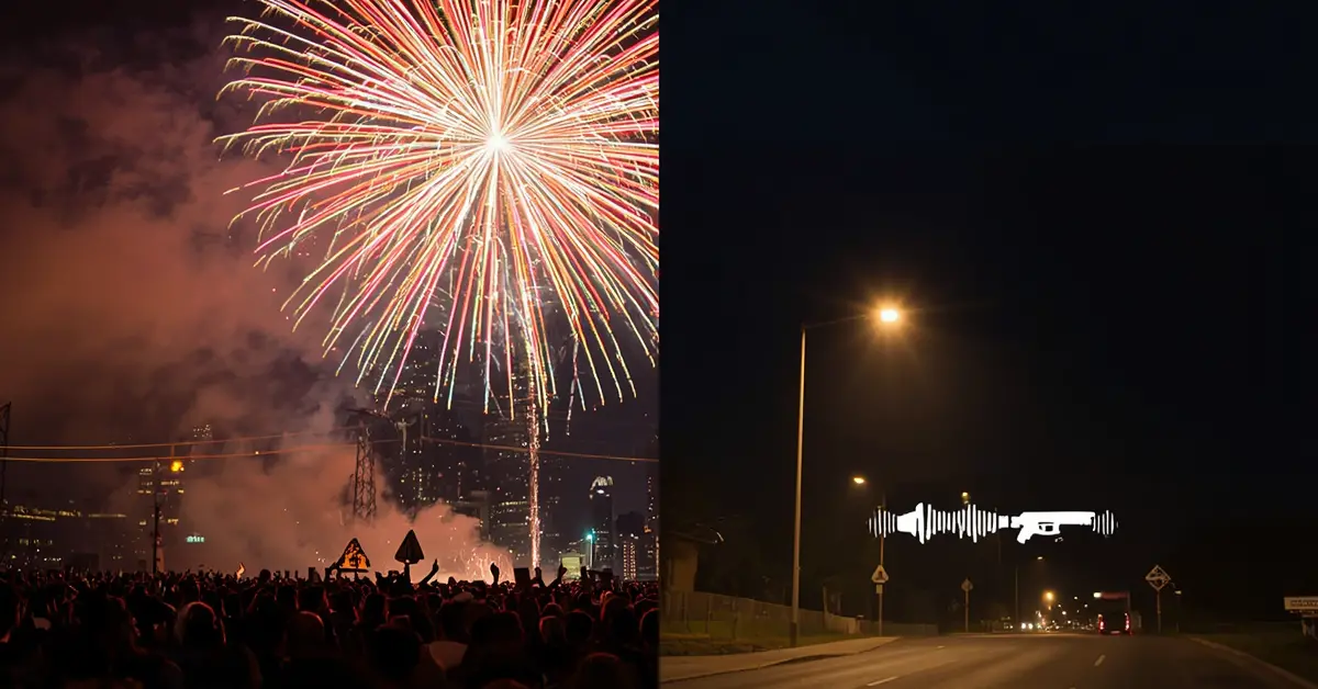 Difference Between Gunshots and Fireworks