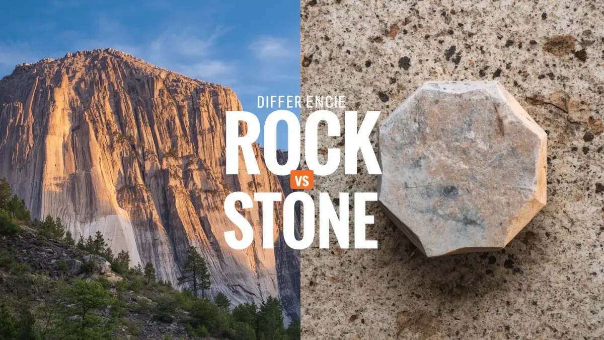Difference Between Rock and Stone