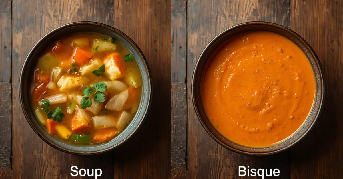Difference Between Soup and Bisque