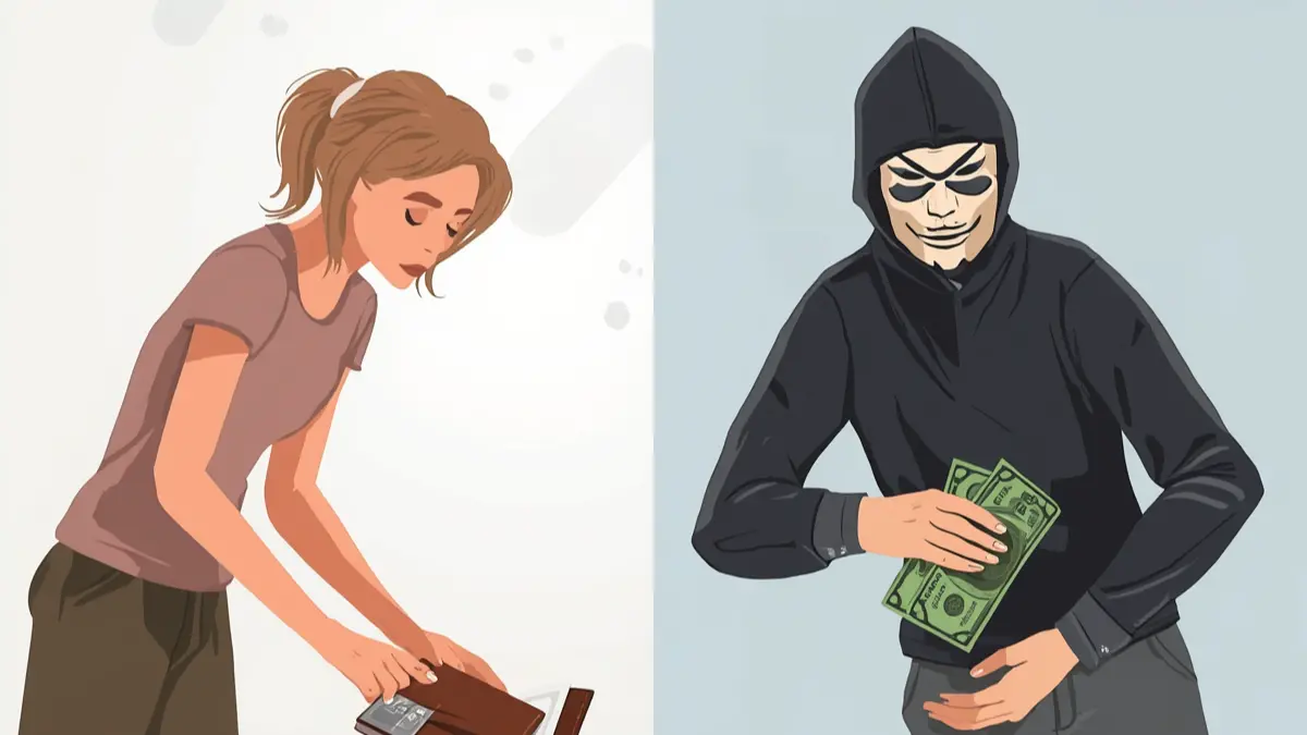 Difference Between Theft and Robbery