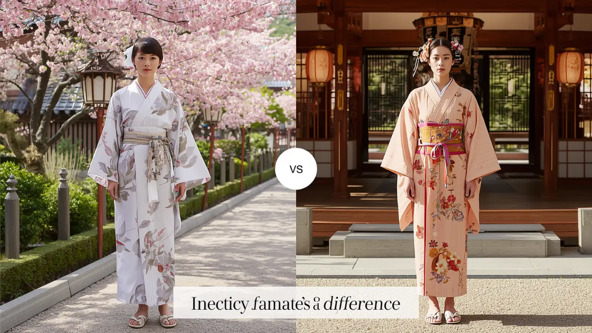 Difference Between Yukata and Kimono