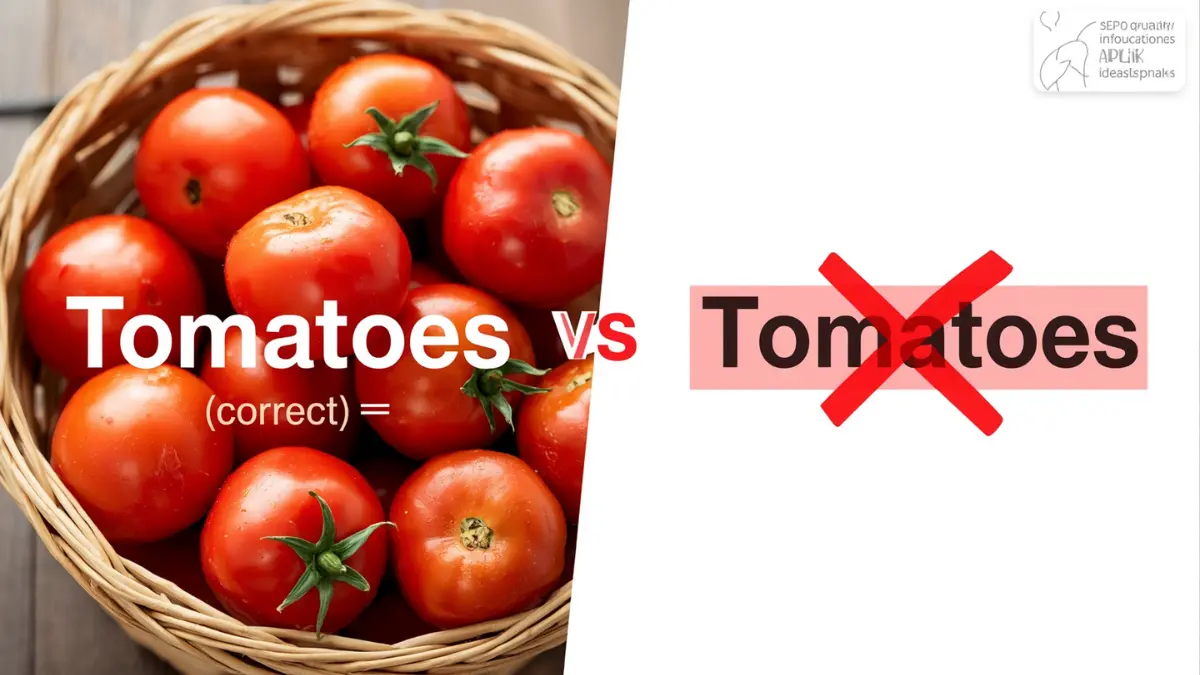 Tomatoes or Tomatos