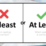 Atleast or At Least