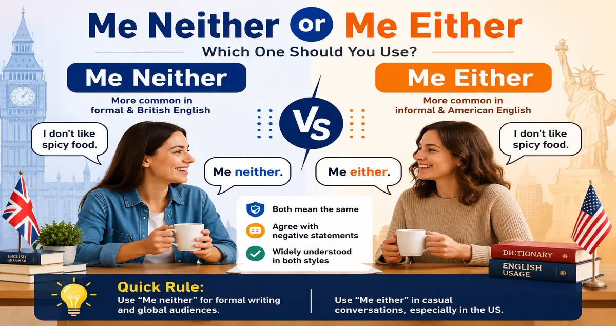 Me Neither or Me Either