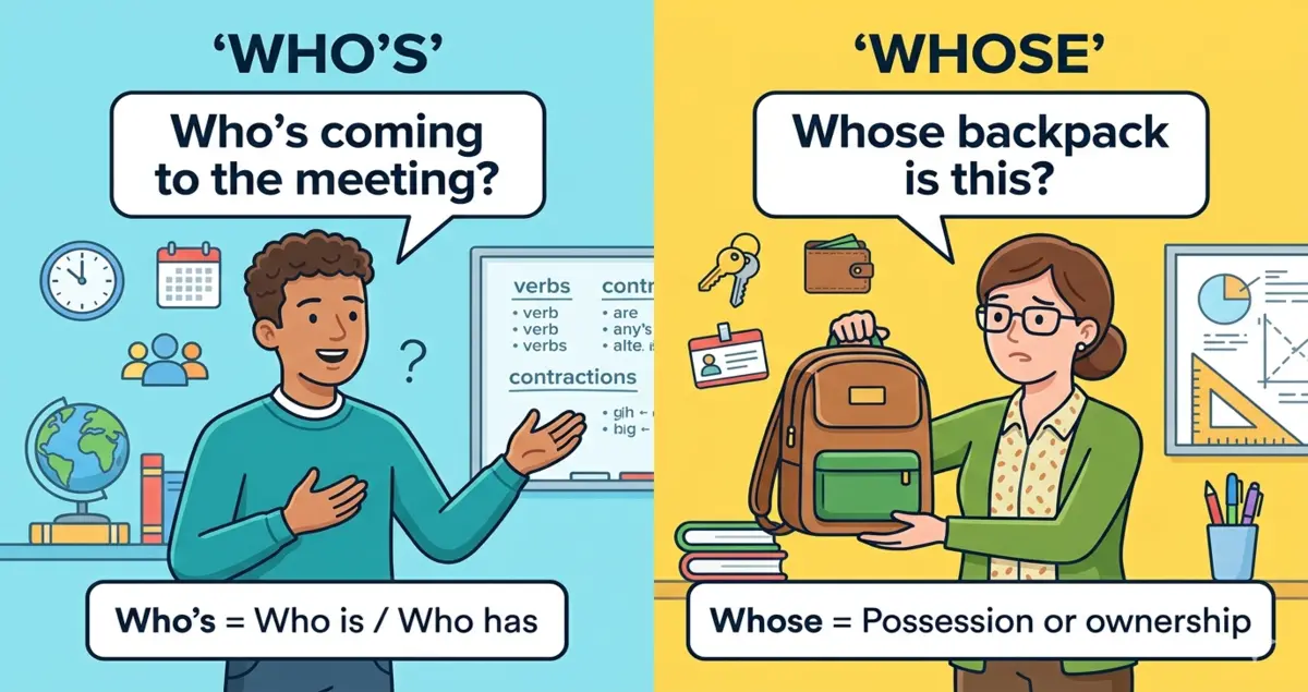 Who's or Whose